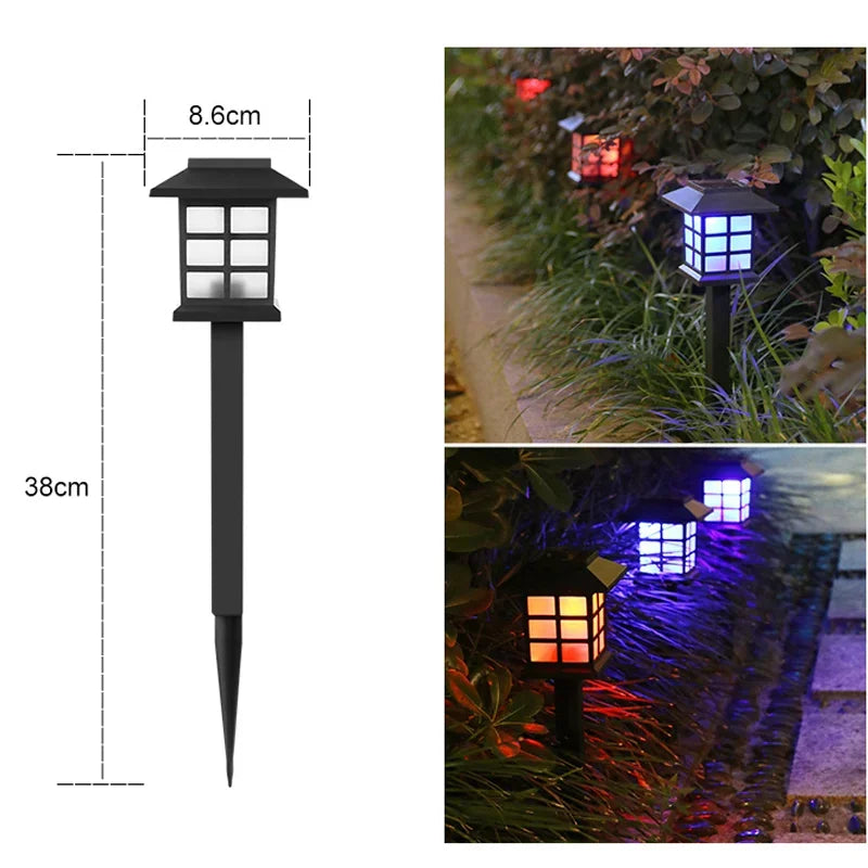 LED Solar Pathway Lawn Lights Outdoor