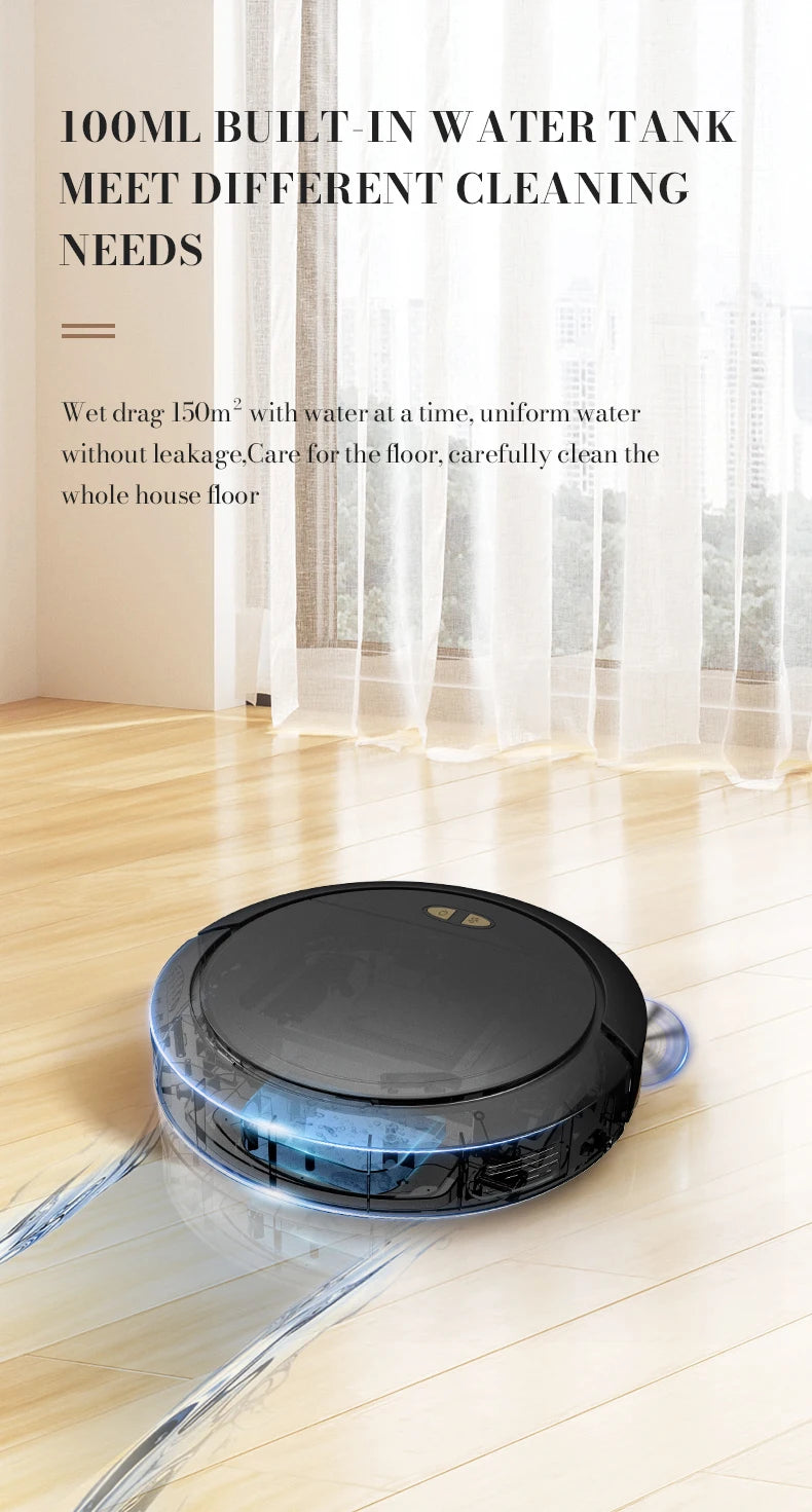 NEW 3 IN 1 Intelligent Vacuum Sweeping Mopping Robot Home Fully Automatic Cleaning Machine APP Control With Water Tank Robot – Trand Store™