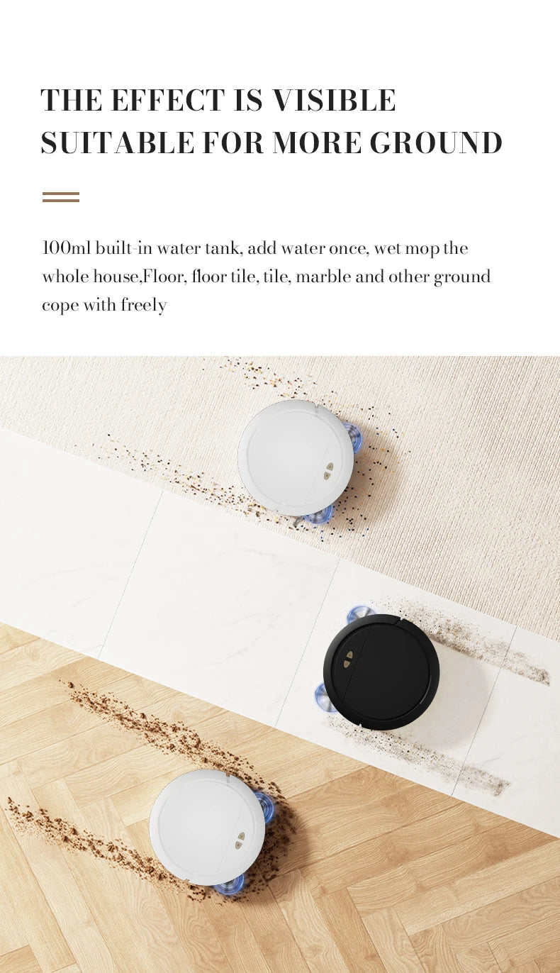 NEW 3 IN 1 Intelligent Vacuum Sweeping Mopping Robot Home Fully Automatic Cleaning Machine APP Control With Water Tank Robot – Trand Store™