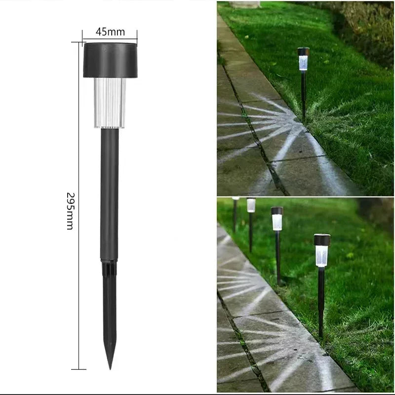 LED Solar Pathway Lawn Lights Outdoor