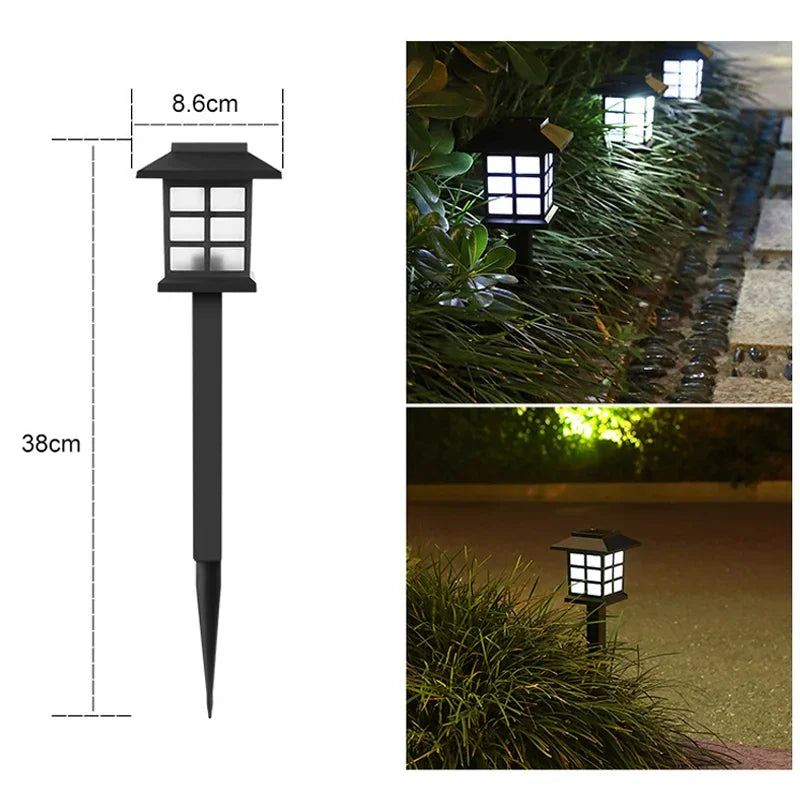 LED Solar Pathway Lawn Lights Outdoor
