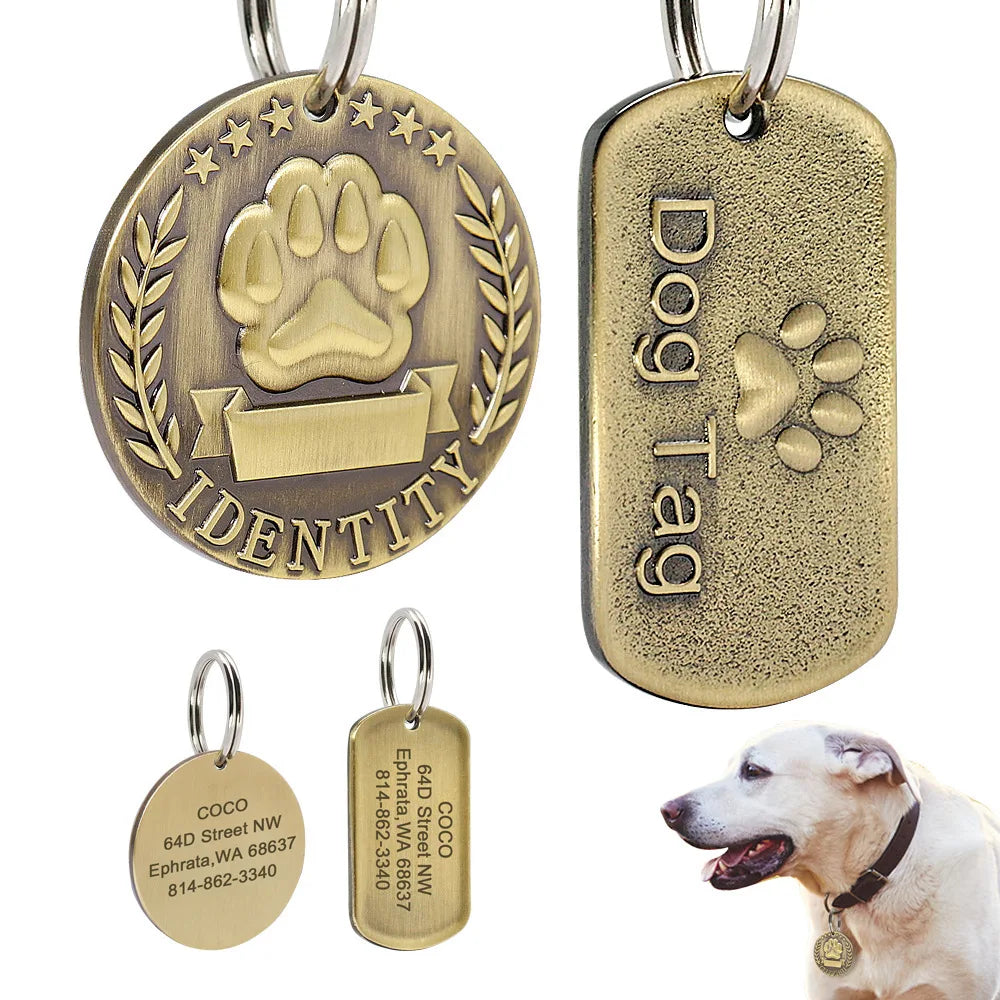 Custom Engraved Pet ID Tag