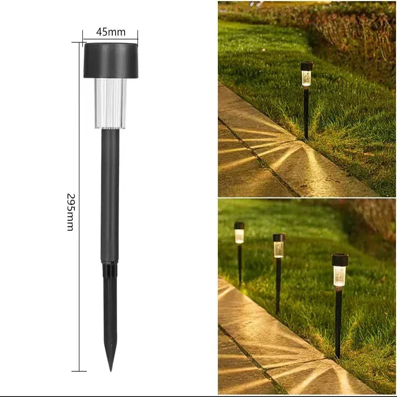 LED Solar Pathway Lawn Lights Outdoor