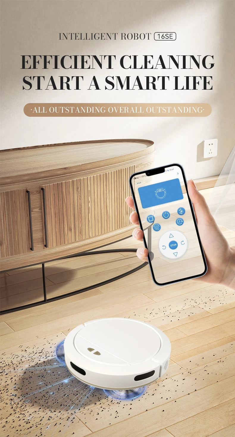 NEW 3 IN 1 Intelligent Vacuum Sweeping Mopping Robot Home Fully Automatic Cleaning Machine APP Control With Water Tank Robot – Trand Store™