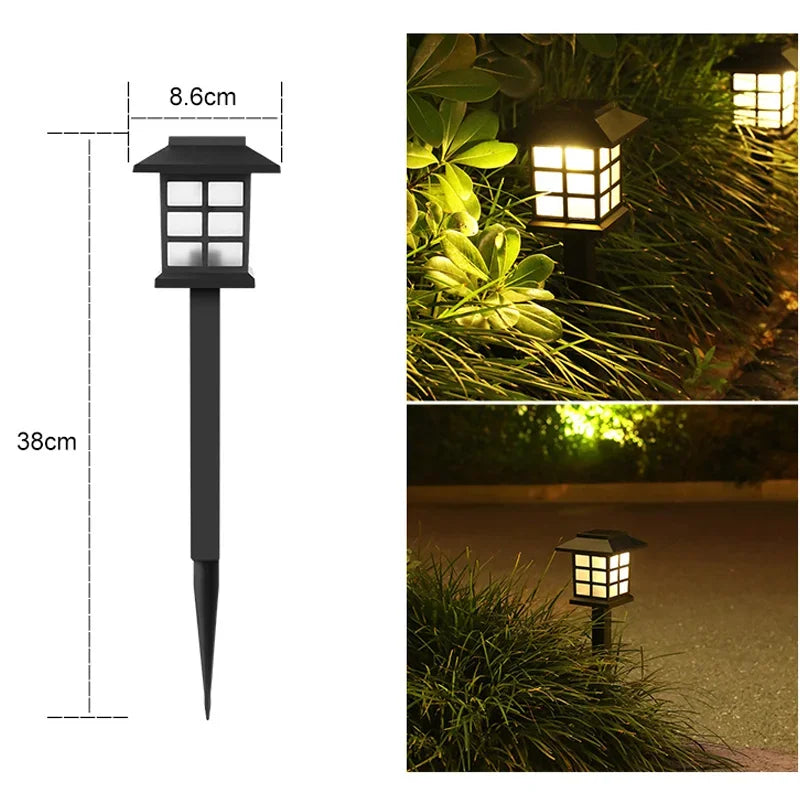 LED Solar Pathway Lawn Lights Outdoor