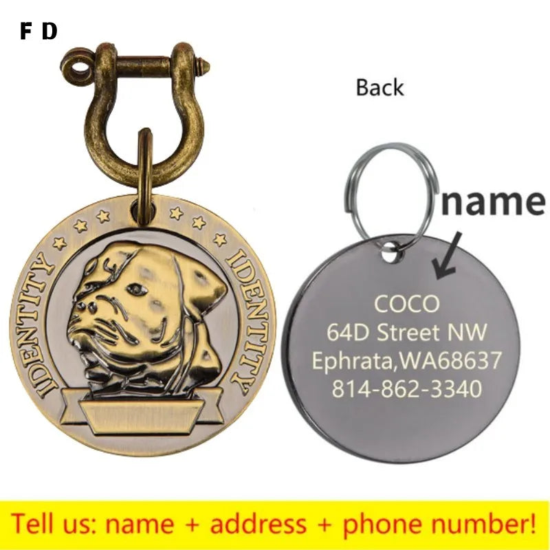 Custom Engraved Pet ID Tag
