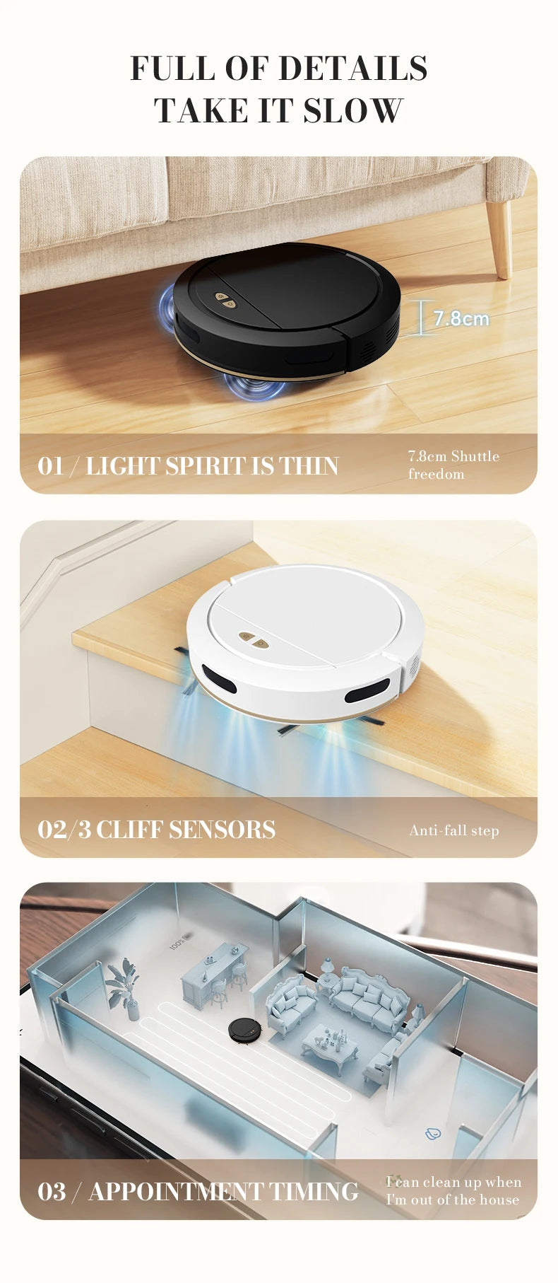 NEW 3 IN 1 Intelligent Vacuum Sweeping Mopping Robot Home Fully Automatic Cleaning Machine APP Control With Water Tank Robot – Trand Store™